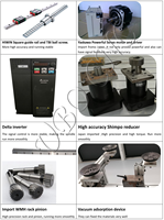 Machine de fraisage CNC à 3 axes UBO pour le façonnage de planches de surf, engrenage PLC, mousse 3D, polystyrène, polyuréthane, gravure, moteur servo