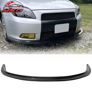 Compatible con Scion tC 2005-2010, Labio de Parachoques Delantero Estilo MDA, Negro Sin Pintar - Product Image 1