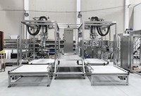 Machine de remplissage aseptique à double tête pour pâte de tomate concentrée grand tambour 220L 1000L Machine de remplissage de sacs aseptiques