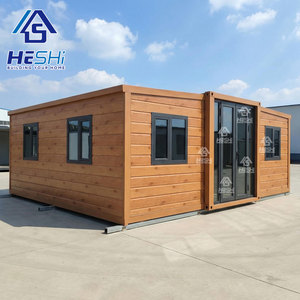 Dependance Espandibile da 20 e 40 Piedi, Casa Container Pieghevole, Villa Prefabbricata da 40 Piedi, Casa Mobile Prefabbricata da Spedizione con 2, 3, 4, 5 Camere da Letto - Product Image 1