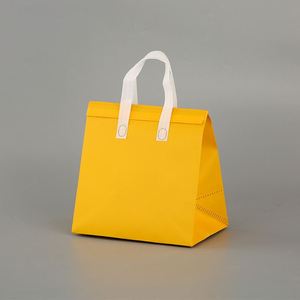 Sac isotherme pour le déjeuner en aluminium non tissé recyclable pressé à chaud, sac isotherme pour pique-nique, boissons, aliments, à emporter - Product Image 2