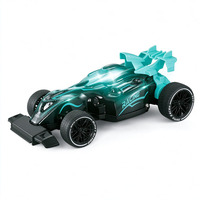 Voiture de course RC 1:18 4CH avec lumières, voiture RC à grande vitesse pour enfants, voiture RC télécommandée