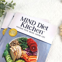 Libro de Cocina de Tapa Dura Personalizado de Alta Calidad con Papel de Arte, Estampado en Caliente Plateado, Impresión Offset Ecológica y Logotipo Personalizado