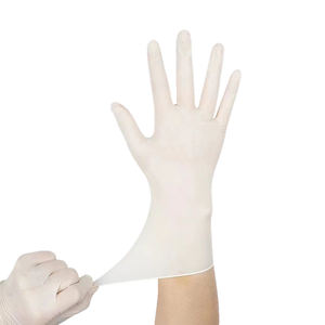 Guanti protettivi monouso in lattice in polvere/polvere senza guanti 100 pz scatola multipla per esame laboratorio cucina odontoiatrica per uso domestico - Product Image 2