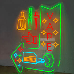 Individuelles Leuchtschild für Smoke Shop, LED-Profilbuchstaben, Logo für Ladenfront, Beleuchtetes 3D-Buchstabenschild - Product Image 4