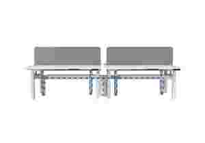 AOKE-Divisor de escritorio acústico <span class=keywords><strong>para</strong></span> muebles de oficina, pantalla con solución de enchufes de alimentación - Product Image 5