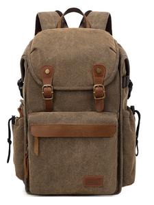 Outdoor <b>Backpack</b> Waterproof Canvas Dual-Shoulder Photography Bag Mirrorless <b>Cameras</b> Case Drones - Product Image 5