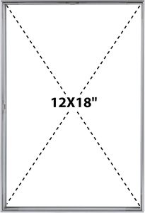 Marco de Fotos Delgado de Aluminio con Cierre a Presión A1 A2 A3 A4 |   Marco de Fotos Fácil de Cambiar para Pósters y Obras de Arte |   Marco para Póster Resistente - Product Image 5