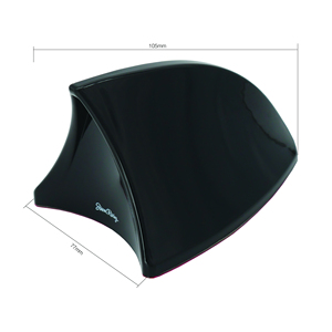 เสาอากาศรูปปลาฉลาม - เสาอากาศรถยนต์, ABS, สีดำ Simoni Racing - Product Image 5