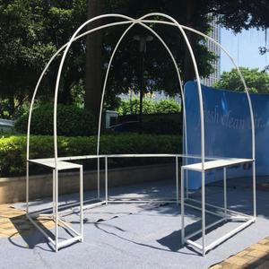 Tente publicitaire hexagonale 3x3 en promotion - Grande tente d'exposition personnalisée, imperméable, résistante au vent, avec structure en aluminium pour promotion - Product Image 3