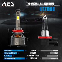 AES Play and Plug Design de luxe 65W T1-H1 ampoule de phare Led pour phares de voiture H4 H7 H11 9005