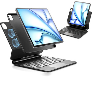 Funda con Teclado Mágico para <span class=keywords><strong>iPad</strong></span> 11.ª generación (A16, 2025)/10.ª generación 10.9 12.9 Pulgadas, Modos Vertical/Elevado con Funda Protectora Extraíble - Product Image 1