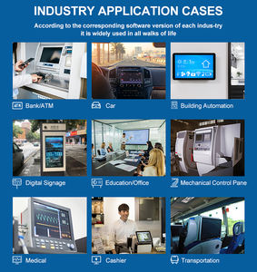 300 500 800 1000 Nits 7 10 pouces 16:9 1024*600 10 points écran tactile capacitif industriel écran tactile moniteur HDM I VGA USB - Product Image 6