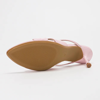 2026 Sandales mules sexy pour femmes, roses, à talons aiguilles, effet croco, à brides croisées, à bout ouvert, chaussures de soirée et de bureau, ODM OEM Personnalisé