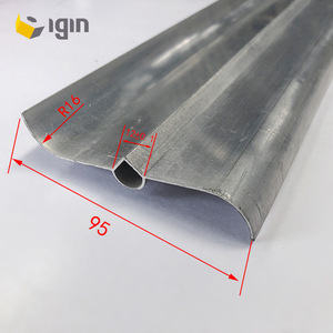 Perfil de aluminio Igin para persianas, 95 mm de ancho, con orificio central móvil, para uso industrial y civil - Product Image 3