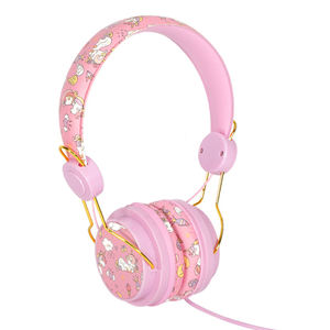 Audífonos Unicornio con Cable y Micrófono para Niñas, Audífonos Estéreo para Música, para PC, Teléfono, Cascos, Regalos para Niños y Niñas - Product Image 1
