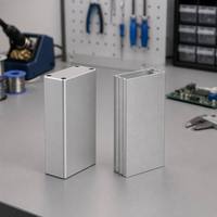 Caja de Control Ligera de Aluminio con Bridas de Montaje para Aplicaciones Industriales en Interiores, Caja de Control Metálica Pequeña