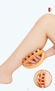 Lüks ev kullanımı Gua Sha refleksoloji vücut meridyen ve selülit kaldırma rahatlatıcı ürünler için masaj aleti ahşap fırçalar - Product Image 4