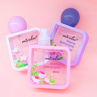 Vente en gros – Nouvelle base de maquillage liquide 2-en-1 imperméable et matifiante à base d'huiles minérales naturelles 40 ml – Spray fixateur hydratant longue tenue