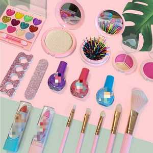 Luckykoo Ensemble de jouets cosmétiques de simulation pour enfants, kit de maquillage d'imitation, ensemble de rouge à lèvres et de vernis à ongles, cadeau d'anniversaire pour filles - Product Image 4