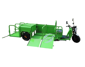 Triciclo Eléctrico de 6 Cubetas para Transporte de Residuos con Sistema de Cadena, Carga Útil de 100-200 kg, Alcance de 50-70 km, Suministro Directo de Fábrica - Product Image 6