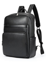 Sac à dos pour homme en cuir, sac à dos haut de gamme pour ordinateur portable, pour affaires, décontracté, école, voyage, étudiant, vente en gros