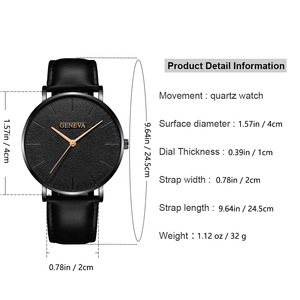 Nieuwe Mode Casual Heren Sport Stijl Horloge Set Persoonlijkheid Trend Quartz Horloge