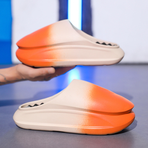 Sandales compensées en cuir véritable légères et confortables pour couple Baotou, style sportif, été, hiver, printemps - Product Image 5
