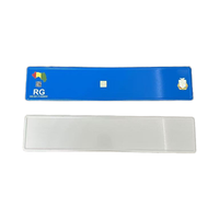 Plaque d'immatriculation de voiture en aluminium semi-finie personnalisée avec finition brillante, épaisseur de 1 mm, dimensions 52*1 cm pour la décoration