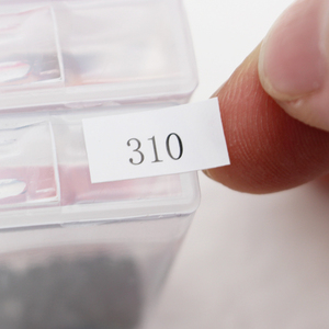 Autocollants numérotés pour peinture au <span class=keywords><strong>diamant</strong></span>, 546 grilles, pour boîte de rangement de peinture au <span class=keywords><strong>diamant</strong></span>, accessoires, format A4, autocollants de code couleur <span class=keywords><strong>DMC</strong></span> 447 - Product Image 5