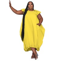 Vente en Gros Vêtements Grande Taille pour Femmes Robe Longue Décontractée pour Femmes de Grande Taille