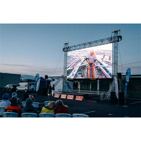 Écran LED de location extérieur Hongwei New 7680HZ 500x1000mm 500x500mm en aluminium moulé sous pression P2.9 P3.91 Mur vidéo LED