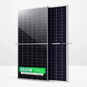 Manufacture mono solar panels 550w 605w PV module for solar photovoltaic panel system home commercial solar panels