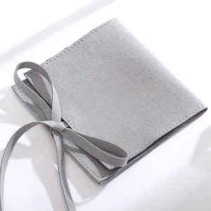 High Quality Envelope Jewelry Pouch Gift Packaging Jewelry Bag with Custom Logo - Product Image 1