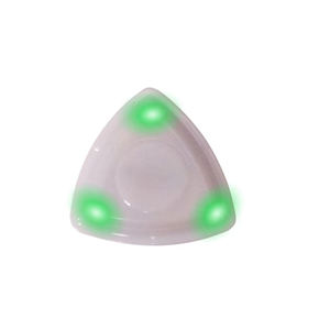 <span class=keywords><strong>IWord</strong></span> Cool Led Lighten Touch Light Big Triangle Bass Guitar Luminous Pick con batería incorporada - Product Image 5