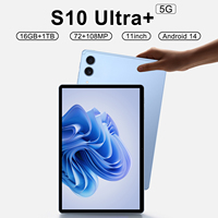 Tablet 5G con Desbloqueo Facial |   Tablet PC Android 14 Tab S10 Ultra |   11'' 16GB+1TB 8800mAh MTK 2.0GHz