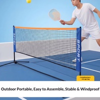Filet de pickleball facile à assembler, support compact et portable – Cadre coupe-vent de 1m, 3m, 15m pour la maison et les sports de plein air