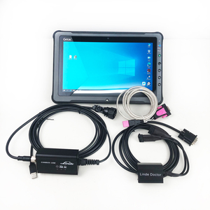 Outil de diagnostic pour chariot élévateur Linde LSG, scanner de diagnostic Canbox Doctor, logiciel Pathfinder et tablette Getac F110 - Product Image 1