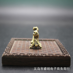 Brass Monkey <b>Ornament</b> Feng Shui Desk Decor Home Office Gift For Wealth And Prosperity - Product Image 5