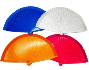 Abanicos de Mano de Madera Pintados al Estilo Folclórico Español-Chino de Alta Calidad para Eventos 2024 - Product Image 6