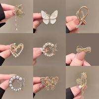 Broche vintage en perles et strass, breloques multifonctionnelles en métal pour chaussures, épingles décoratives pour vêtements, sacs et accessoires de chaussures, vente en gros