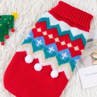 Pull tricoté de Noël pour animaux de compagnie – Vêtements chauds d'hiver pour chiens et chats – Manteau en tricot pour usage quotidien – Pack familial