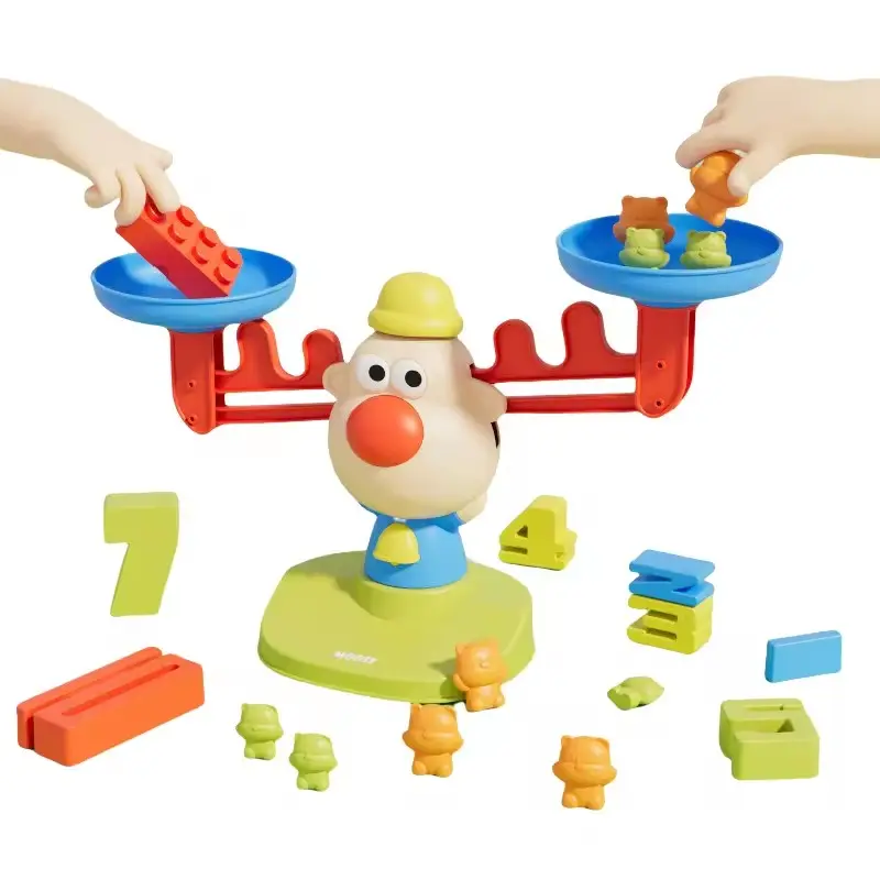 פאזל הוראה מספר חשיבה אימון חג המולד איילים איזון משחק ילדים חינוכי צעצועים עבור 2 אנשים לוח משחק צעצוע