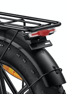 Eu Uk Us Stock Engwe EP-2Pro 20 inci sepeda listrik aluminium Frame 48v sepeda listrik Ebike 250w belakang Hub Motor tabung - Product Image 6