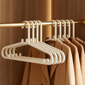Coat Hanger Non Marking Non Slip Anti Shoulder Corner Drying Clothes Hanger For Wardrobe Dormitory Use Rectangle Shape Hook Type - Product Image 1
