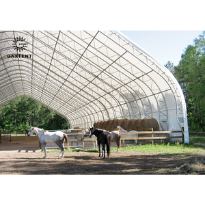 Carpa de Almacenamiento de Contenedores 15mx24 con Estructura de Aluminio y Doble Revestimiento de PVC Impermeable para Estacionamiento de Autos <span class=keywords><strong>GAX</strong></span> - Product Image 4