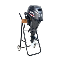 Motor Tempel YAHATSU 4 Tak 15hp Poros Panjang Mesin Kapal Kompatibel dengan Motor Kapal YAMAHA Asli dan Suku Cadangnya