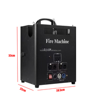 Effets Spéciaux 3 Têtes Anti-incendie 180W Triple Machine Jet de Feu DMX512 5 Canaux 3M Hauteur Métal Équipements Électriques