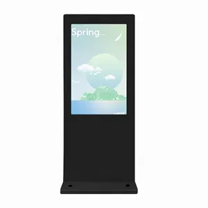 outdoor waterproof non touch LCD advertising display monitor screen case secure TV enclosure