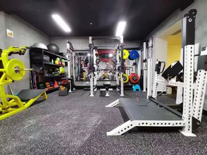 Équipement de haute qualité, marteau de Fitness, ceinture de force, support de <span class=keywords><strong>Squat</strong></span>, ceinture argentée, demi-<span class=keywords><strong>Squat</strong></span>, Machine Plate chargée - Product Image 6